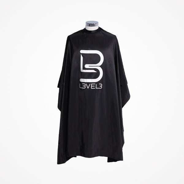 CAPA PROFESIONAL NEGRA CON CUELLO DE SILICONA Y CIERRE CON CORCHETE LEVEL 3