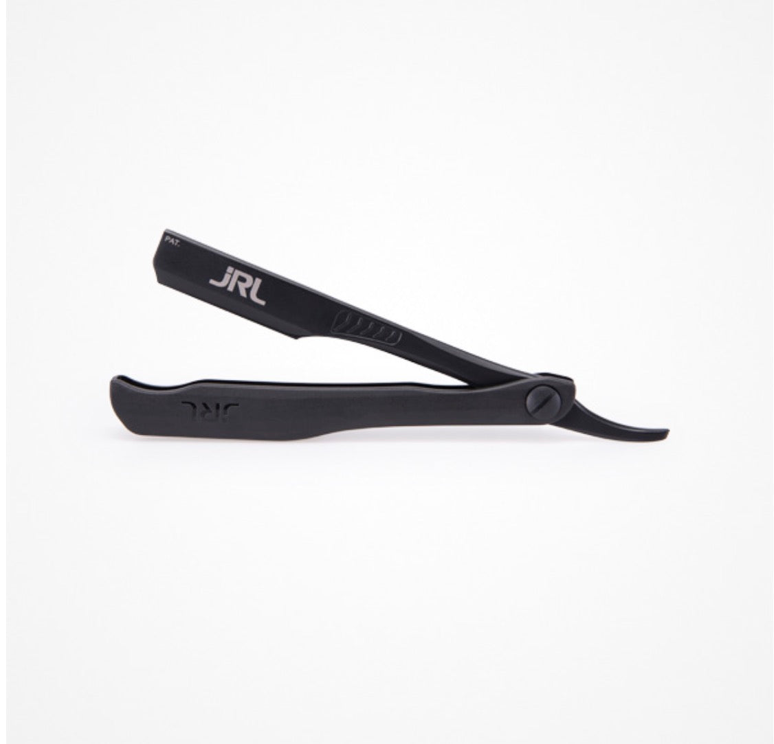 Magnetic straight edge razor-negro