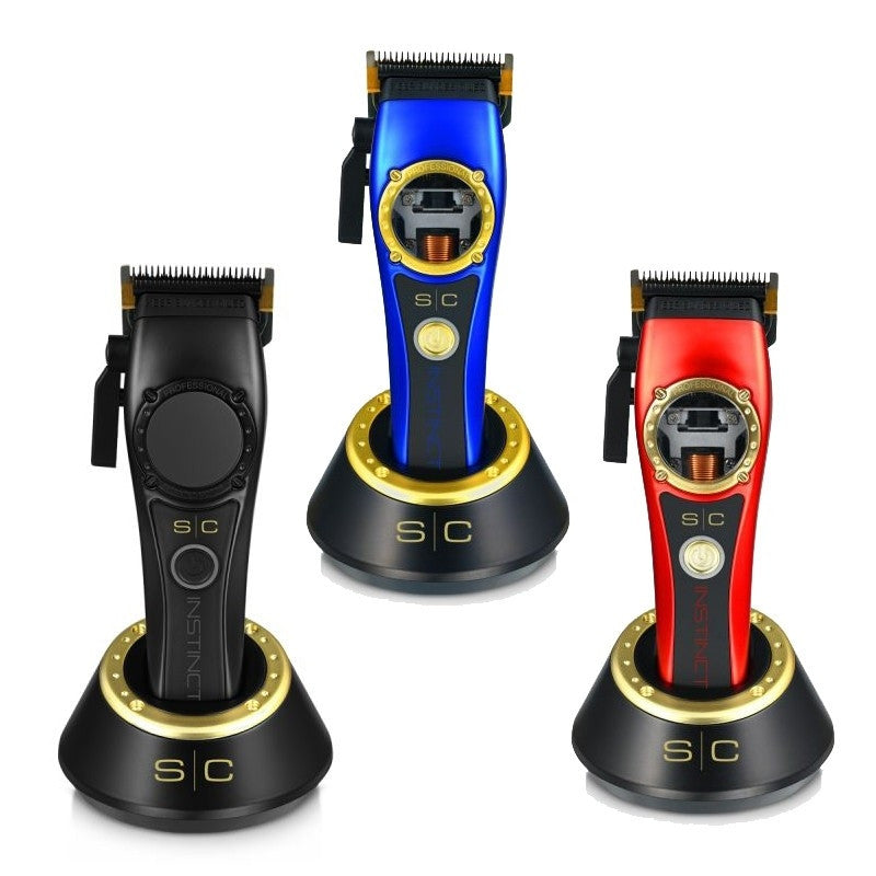 STYLECRAFT INSTINCT CLIPPER CORTAPELOS PROFESIONAL INALÁMBRICO + 3 CARCASAS + CUCHILLA FAPER TITANIO